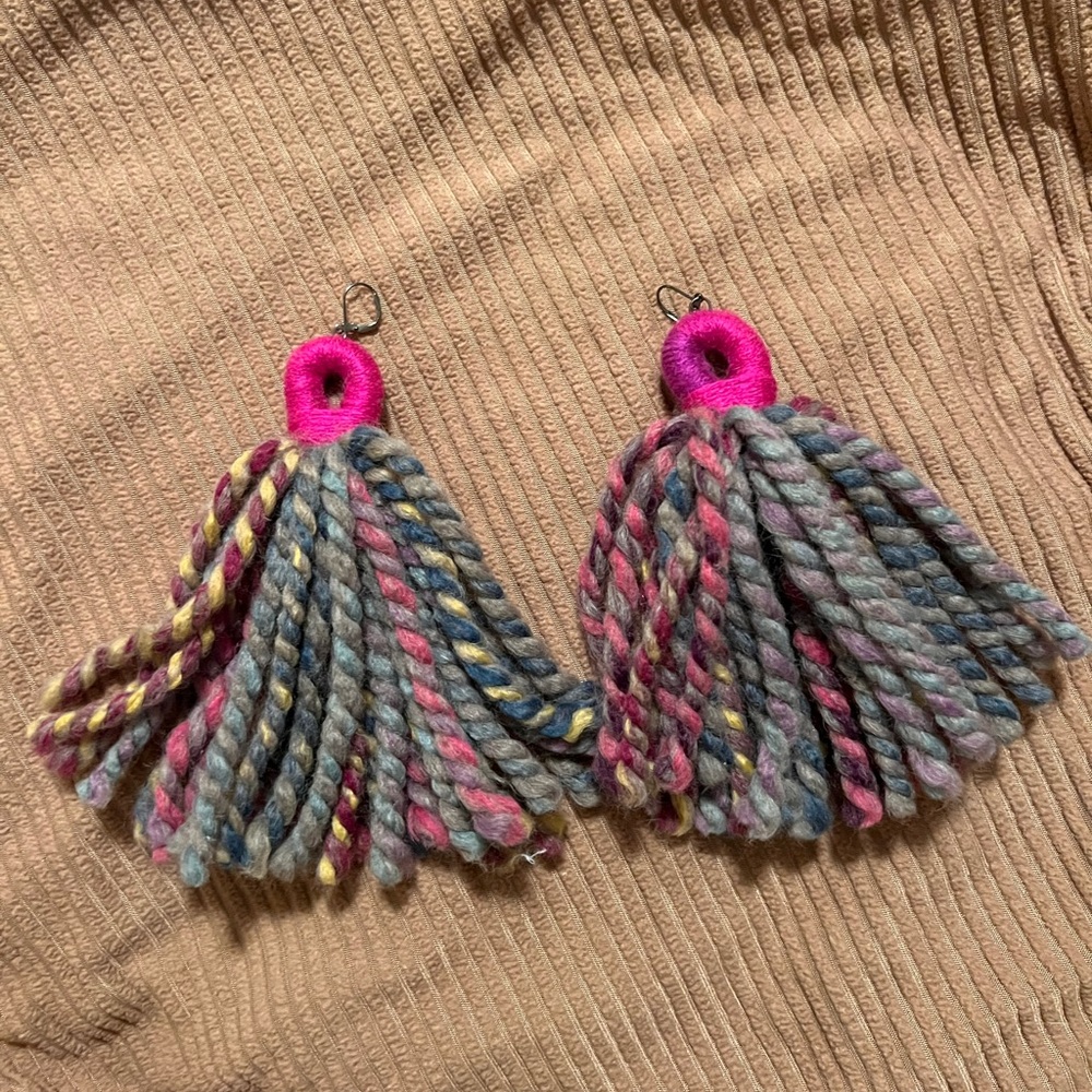 Fashion Yarn Earrings